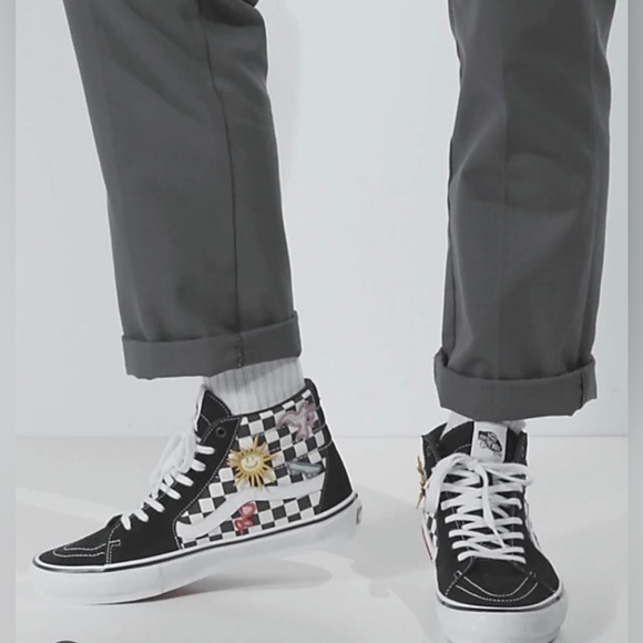 VANS X SKATEISTAN limited edition collab  pro skate shoes mens or womens sk8-hi - Picture 6 of 16